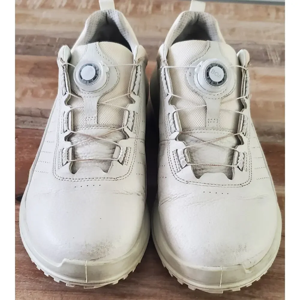 ECCO Biom 2.0 BOA Men's White Leather Walking Shoes Sneakers Size 45 US 11.5